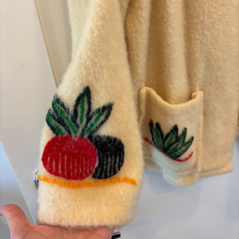 Vintage 1940s Mexican Embroidered Souvenir Jacket - image 4